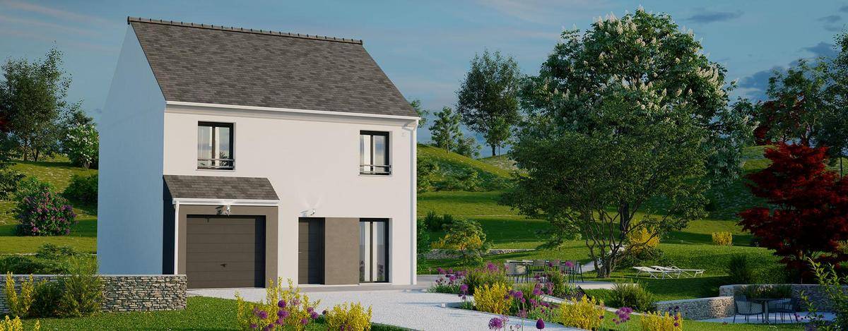 Programme terrain + maison à Mantes-la-Jolie en Yvelines (78) de 300 m² à vendre au prix de 295900€ - 1