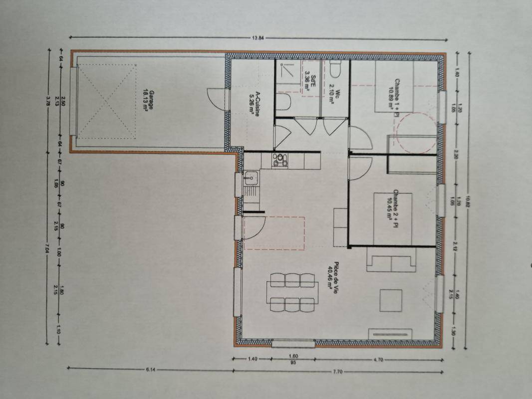 Programme terrain + maison à Romagné en Ille-et-Vilaine (35) de 72 m² à vendre au prix de 238740€ - 2