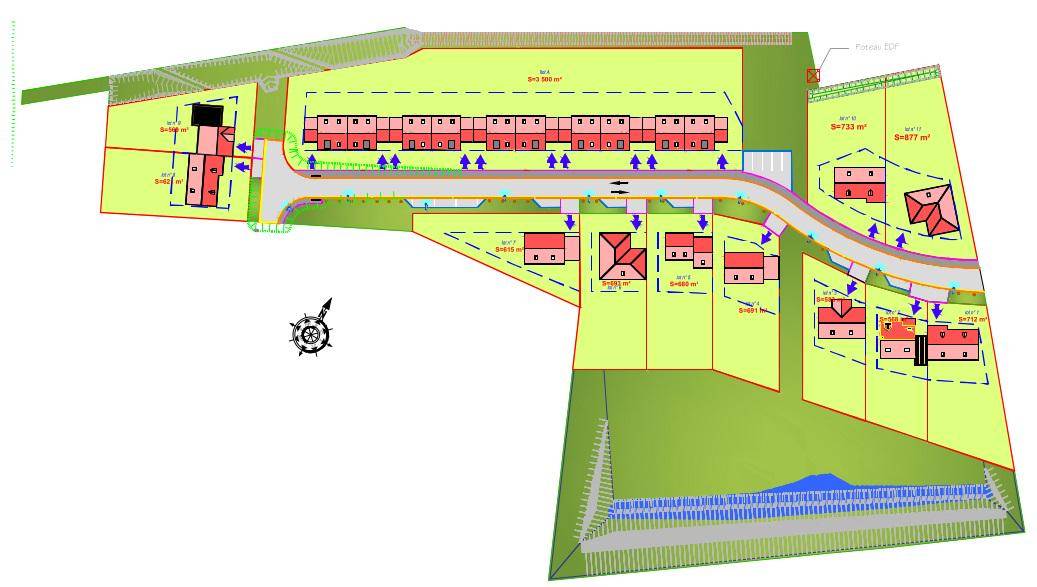Terrain seul à Lumbres en Pas-de-Calais (62) de 615 m² à vendre au prix de 66000€ - 1