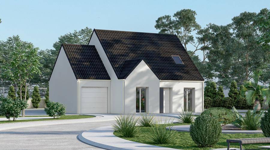 Programme terrain + maison à Bonnières-sur-Seine en Yvelines (78) de 550 m² à vendre au prix de 234900€ - 1