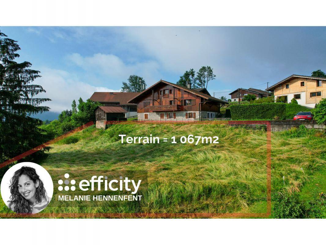 Terrain seul à Châtillon-sur-Cluses en Haute-Savoie (74) de 1067 m² à vendre au prix de 179000€ - 1