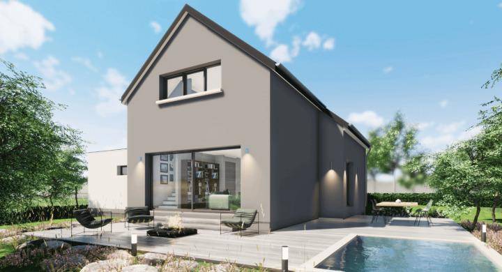 Programme terrain + maison à La Wantzenau en Bas-Rhin (67) de 449 m² à vendre au prix de 545282€ - 2