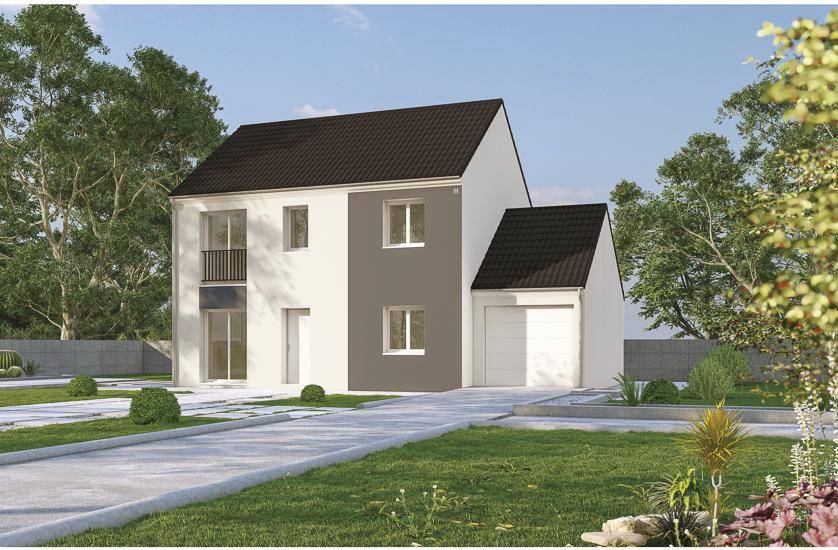 Programme terrain + maison à Pontoise en Val-d'Oise (95) de 323 m² à vendre au prix de 371000€ - 1