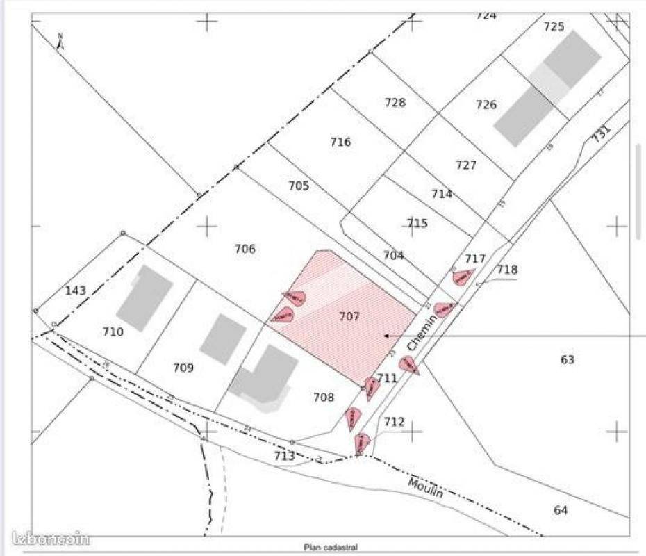 Terrain seul à Moras-en-Valloire en Drôme (26) de 644 m² à vendre au prix de 63000€ - 3