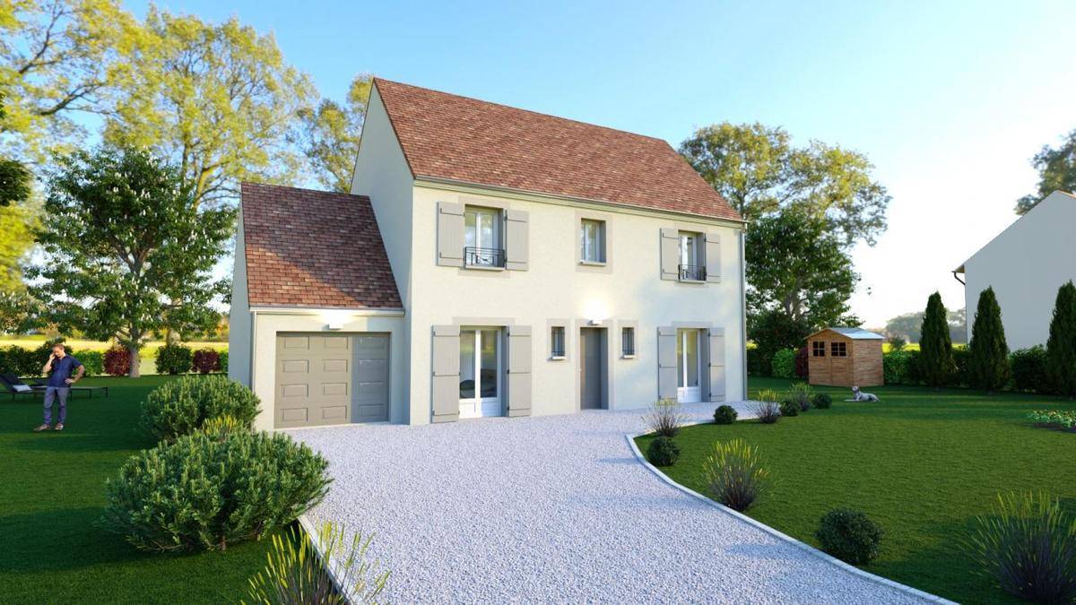 Programme terrain + maison à Doue en Seine-et-Marne (77) de 566 m² à vendre au prix de 339984€ - 2