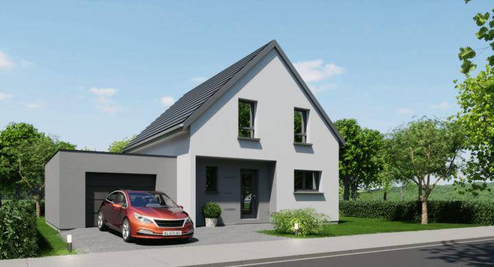 Programme terrain + maison à Strasbourg en Bas-Rhin (67) de 450 m² à vendre au prix de 513800€ - 1