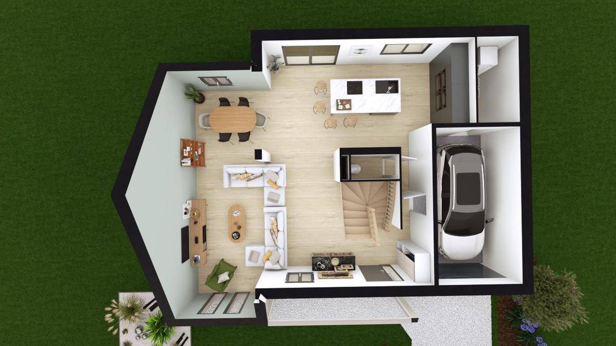 Programme terrain + maison à Antony en Hauts-de-Seine (92) de 457 m² à vendre au prix de 682886€ - 4