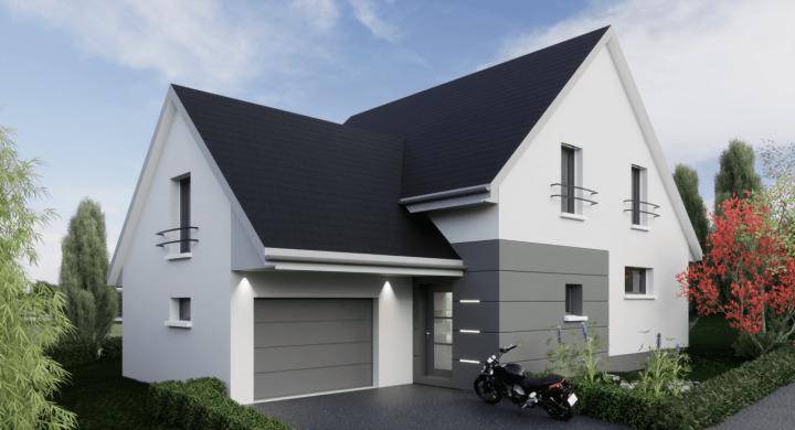Programme terrain + maison à Soultzmatt en Haut-Rhin (68) de 476 m² à vendre au prix de 397930€ - 1