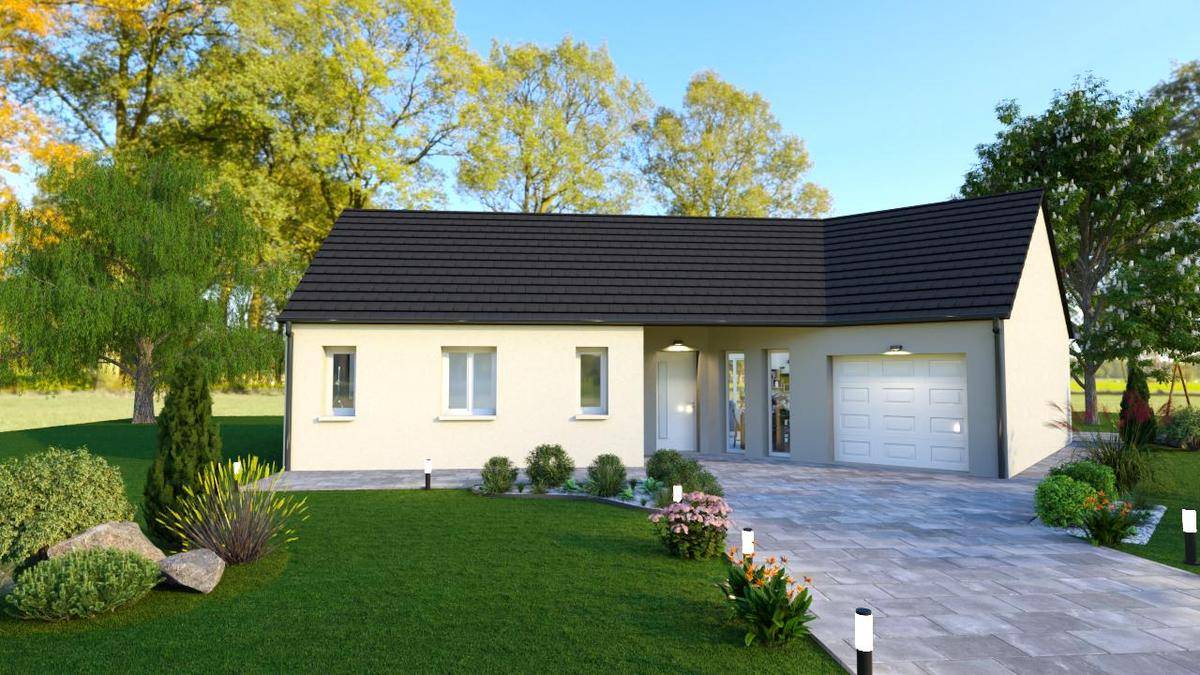 Programme terrain + maison à Ambleville en Val-d'Oise (95) de 560 m² à vendre au prix de 263500€ - 1