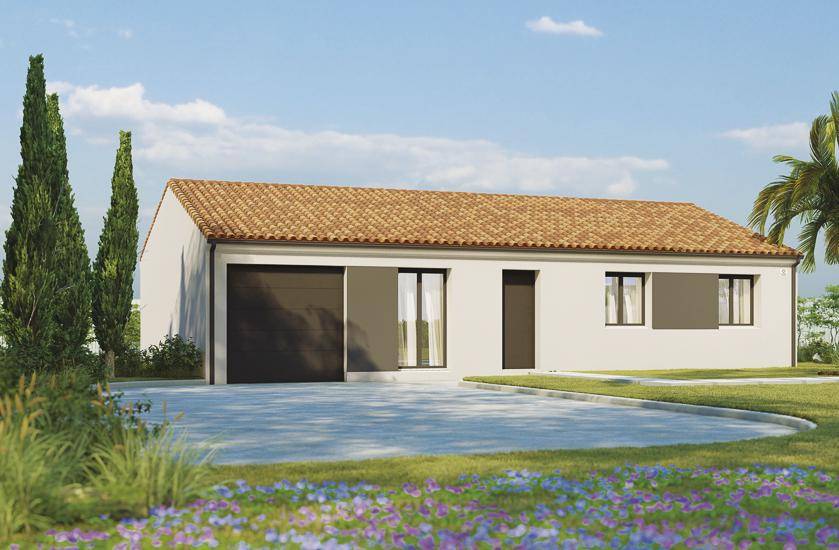 Programme terrain + maison à La Bruffière en Vendée (85) de 900 m² à vendre au prix de 281000€ - 1