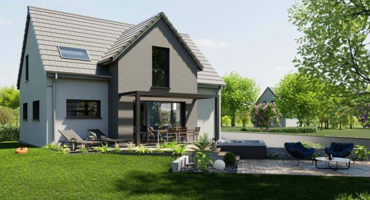 Programme terrain + maison à Saverne en Bas-Rhin (67) de 475 m² à vendre au prix de 352380€ - 2