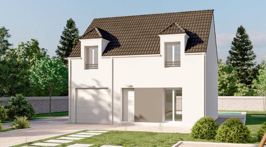 Programme terrain + maison à Mantes-la-Jolie en Yvelines (78) de 600 m² à vendre au prix de 308900€ - 1