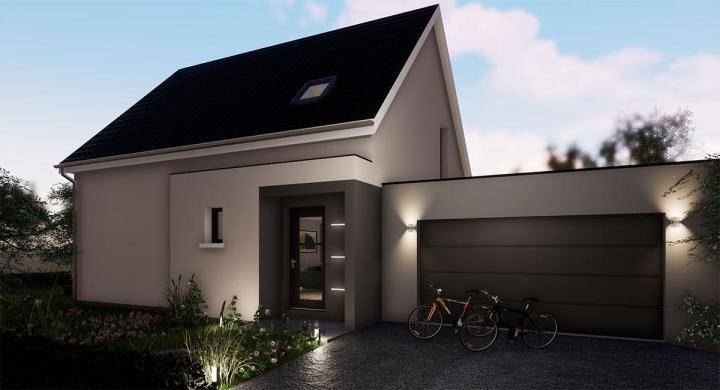 Programme terrain + maison à Brumath en Bas-Rhin (67) de 1025 m² à vendre au prix de 421300€ - 2