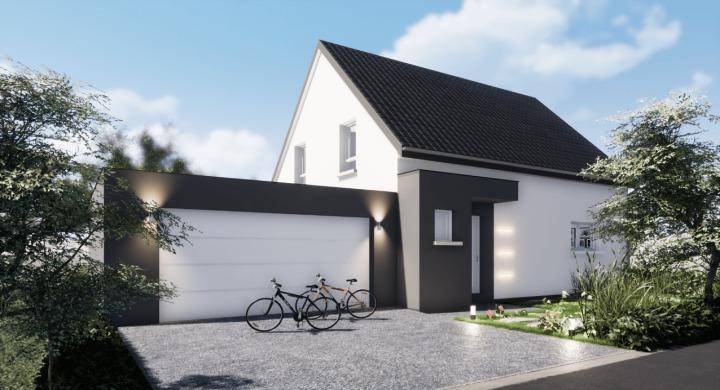 Programme terrain + maison à Herrlisheim en Bas-Rhin (67) de 400 m² à vendre au prix de 336000€ - 1