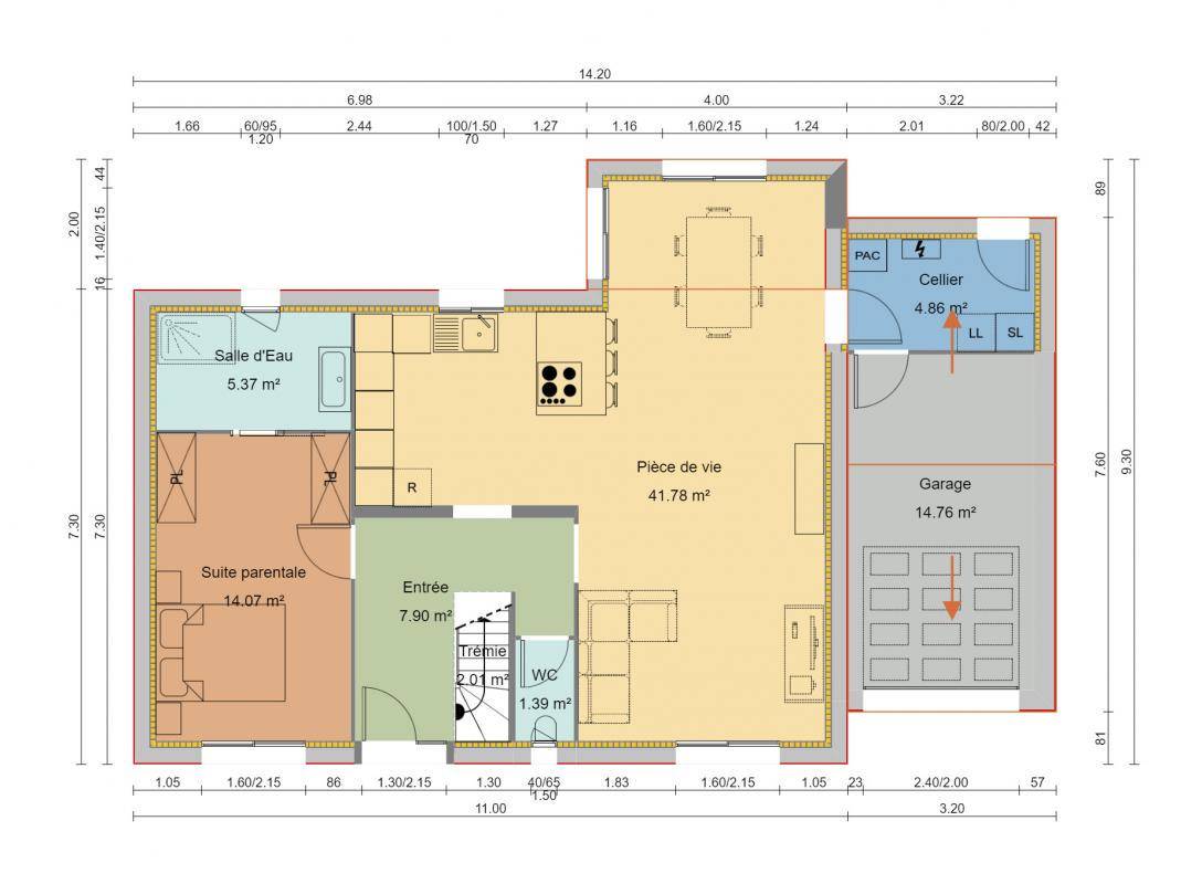 Programme terrain + maison à Bézu-la-Forêt en Eure (27) de 878 m² à vendre au prix de 278110€ - 3