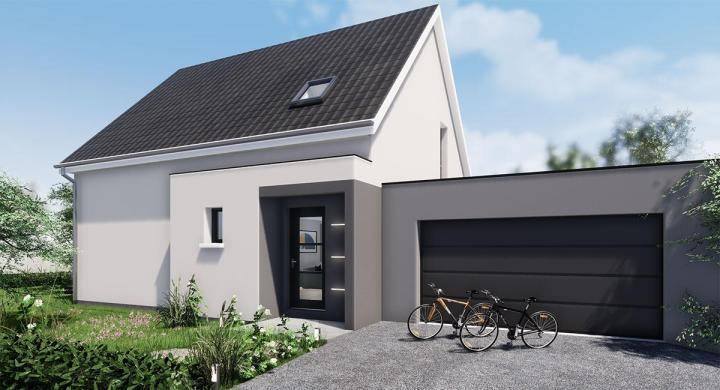 Programme terrain + maison à Brumath en Bas-Rhin (67) de 1025 m² à vendre au prix de 421300€ - 1