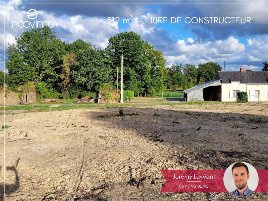 Terrain seul à Treillières en Loire-Atlantique (44) de 512 m² à vendre au prix de 136800€ - 1