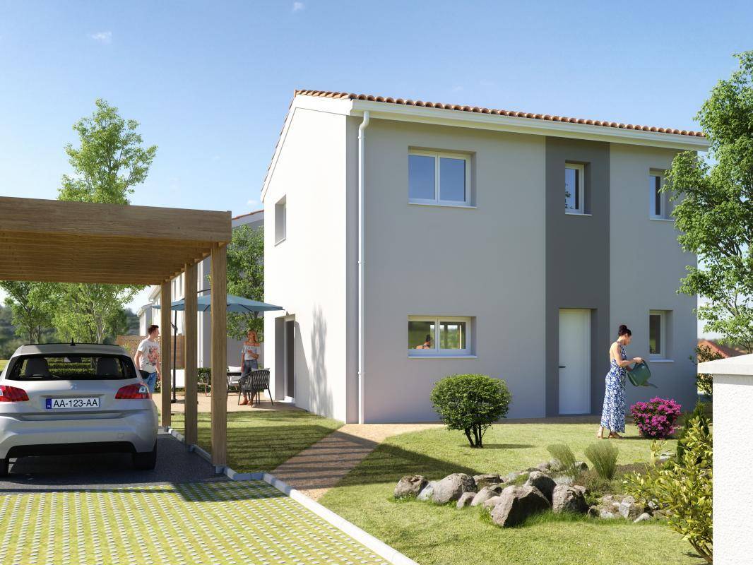 Programme terrain + maison à Eysines en Gironde (33) de 98 m² à vendre au prix de 425000€ - 1