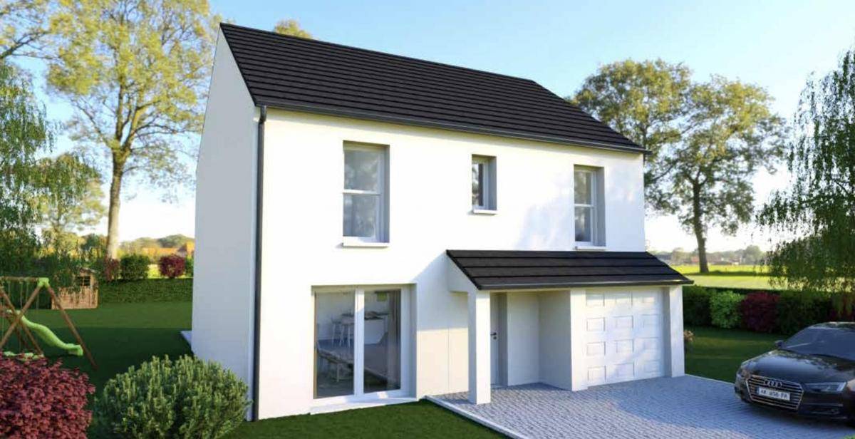 Programme terrain + maison à Sept-Sorts en Seine-et-Marne (77) de 417 m² à vendre au prix de 302035€ - 1