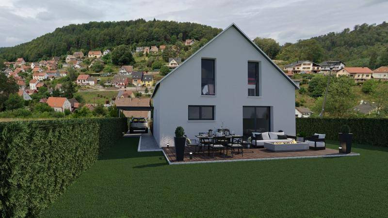 Terrain seul à Rosteig en Bas-Rhin (67) de 741 m² à vendre au prix de 49204€ - 1