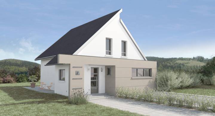Programme terrain + maison à Illfurth en Haut-Rhin (68) de 730 m² à vendre au prix de 426500€ - 1