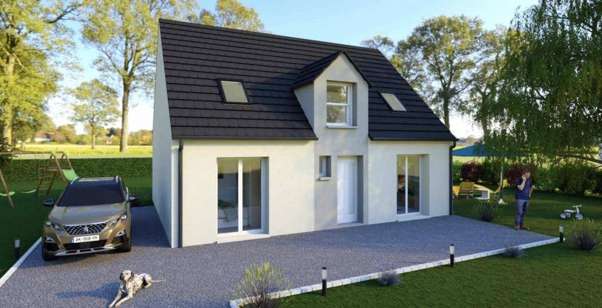 Programme terrain + maison à Montfermeil en Seine-Saint-Denis (93) de 509 m² à vendre au prix de 356481€ - 1