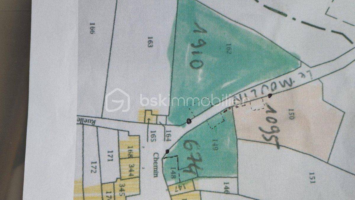Terrain seul à Bazeilles en Ardennes (08) de 1910 m² à vendre au prix de 38200€ - 1