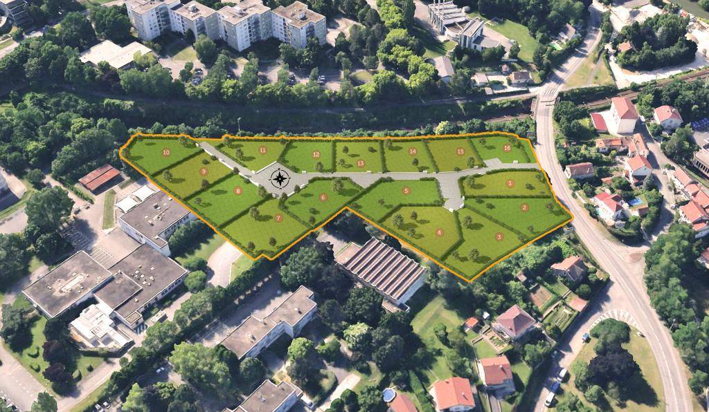 Terrain seul à Montbéliard en Doubs (25) de 910 m² à vendre au prix de 78000€ - 1