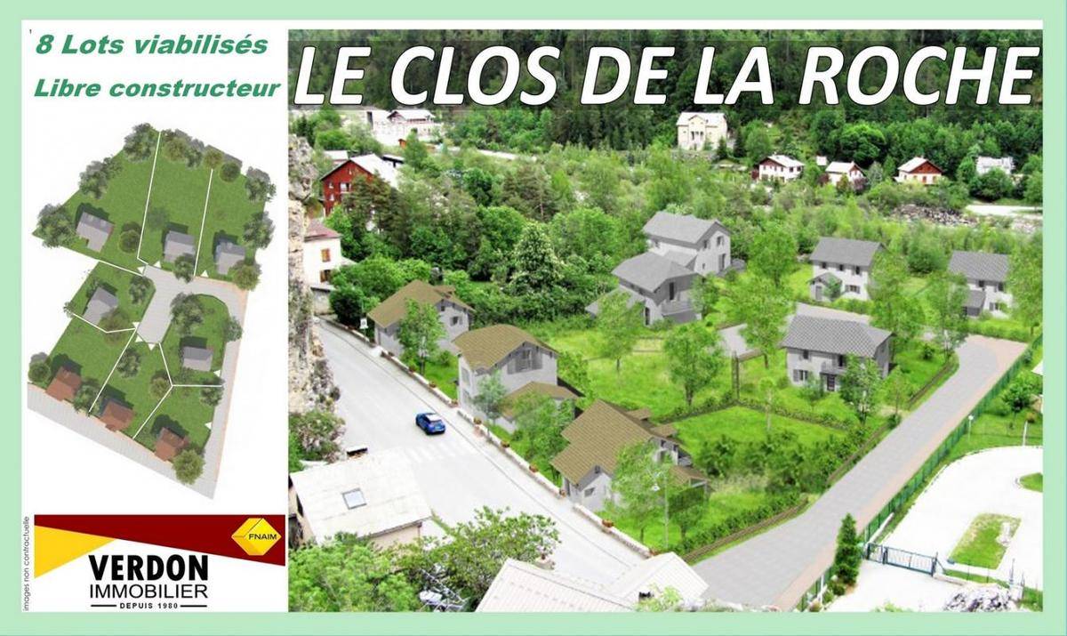 Terrain seul à Colmars en Alpes-de-Haute-Provence (04) de 675 m² à vendre au prix de 132000€ - 1