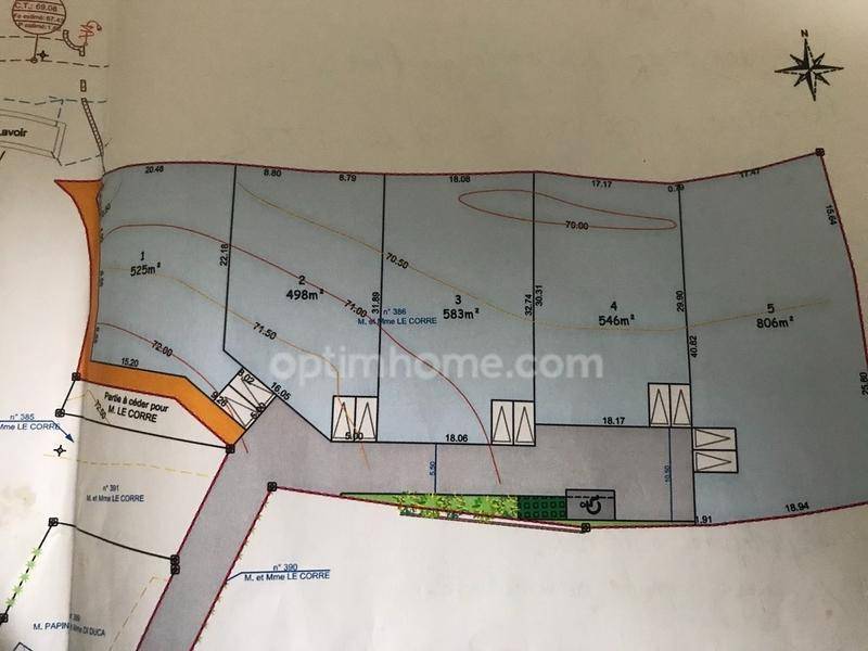 Terrain seul à Languidic en Morbihan (56) de 546 m² à vendre au prix de 82000€ - 1