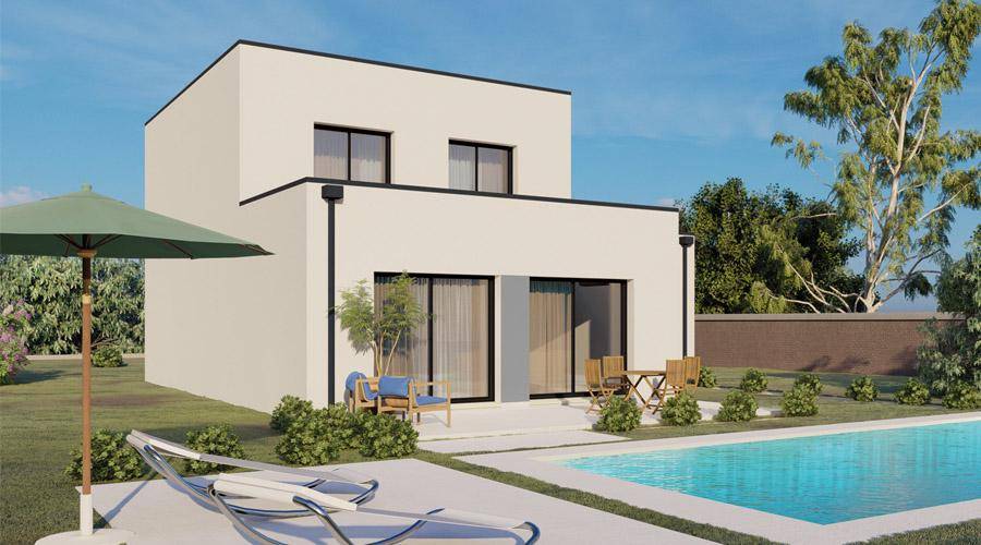 Programme terrain + maison à Chaniers en Charente-Maritime (17) de 373 m² à vendre au prix de 246645€ - 1