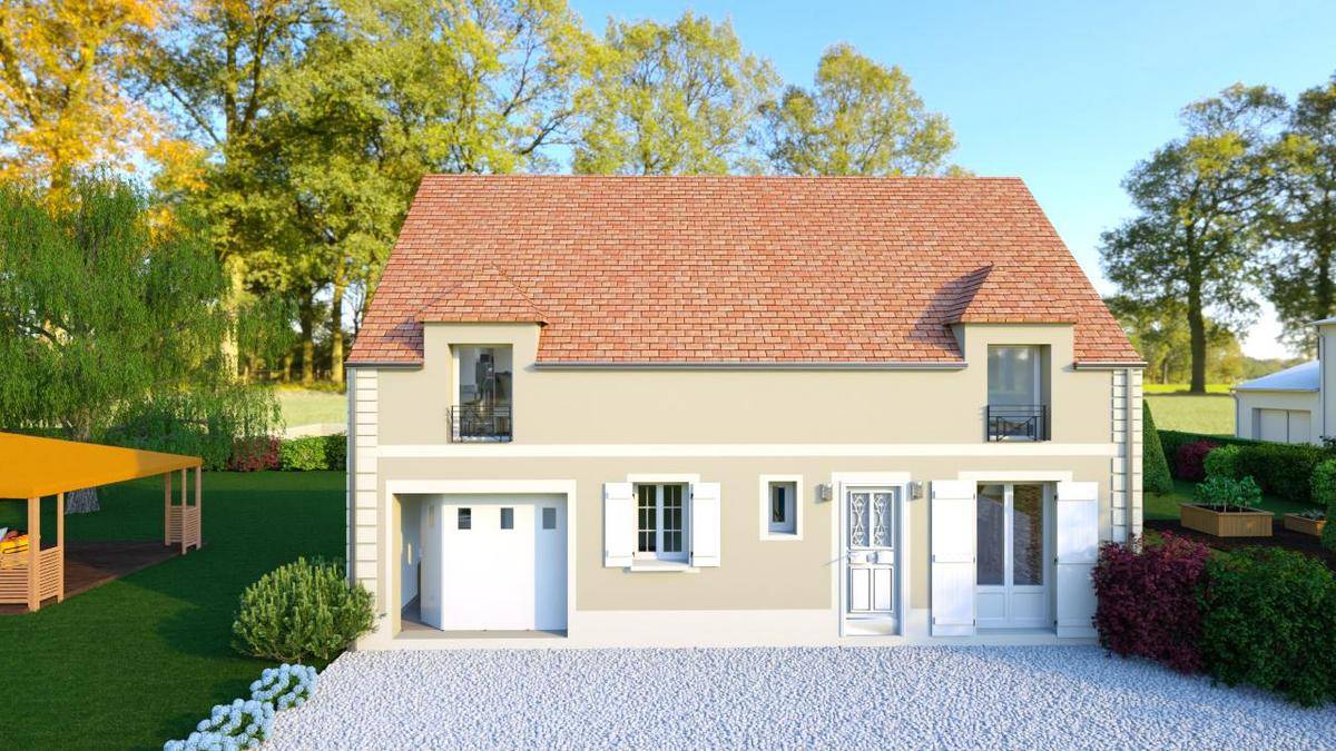 Programme terrain + maison à Seraincourt en Val-d'Oise (95) de 450 m² à vendre au prix de 374000€ - 1