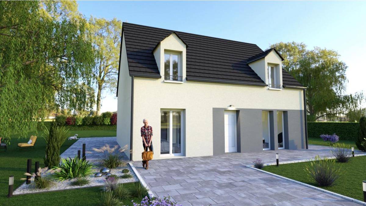 Programme terrain + maison à Gandelu en Aisne (02) de 876 m² à vendre au prix de 251830€ - 1