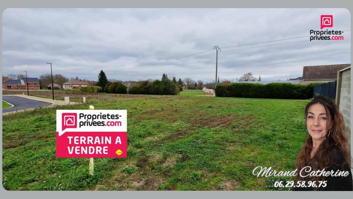 Terrain seul à Aubeterre en Aube (10) de 696 m² à vendre au prix de 53000€ - 1