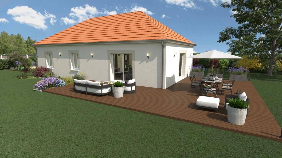 Programme terrain + maison à Aubeterre en Aube (10) de 95 m² à vendre au prix de 209000€ - 2