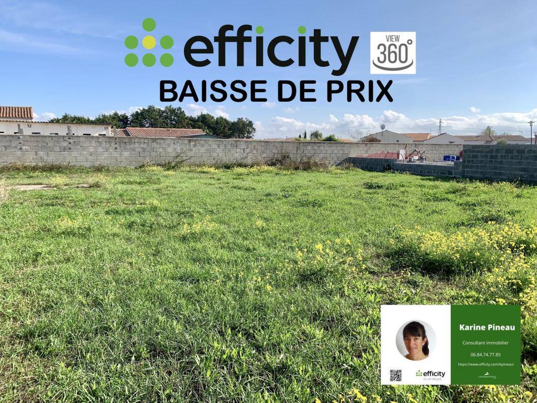 Terrain seul à Bourcefranc-le-Chapus en Charente-Maritime (17) de 726 m² à vendre au prix de 94900€ - 1