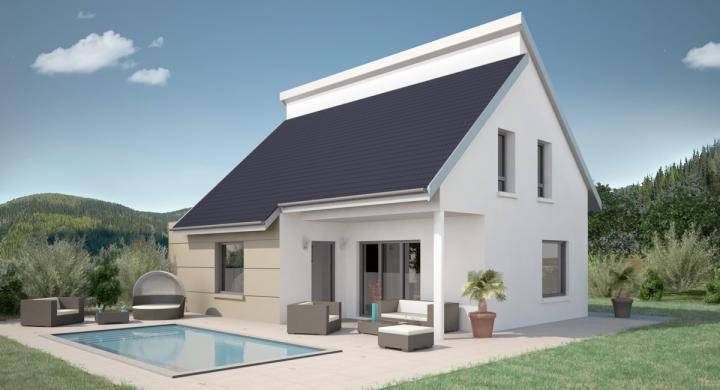 Programme terrain + maison à Wittenheim en Haut-Rhin (68) de 928 m² à vendre au prix de 430300€ - 2