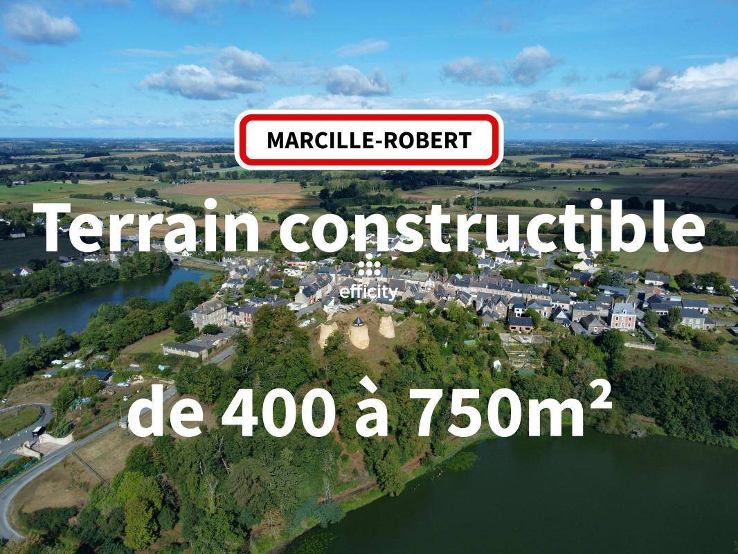 Terrain seul à Marcillé-Robert en Ille-et-Vilaine (35) de 539 m² à vendre au prix de 50396€ - 1