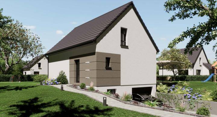 Programme terrain + maison à Stutzheim-Offenheim en Bas-Rhin (67) de 740 m² à vendre au prix de 576800€ - 2