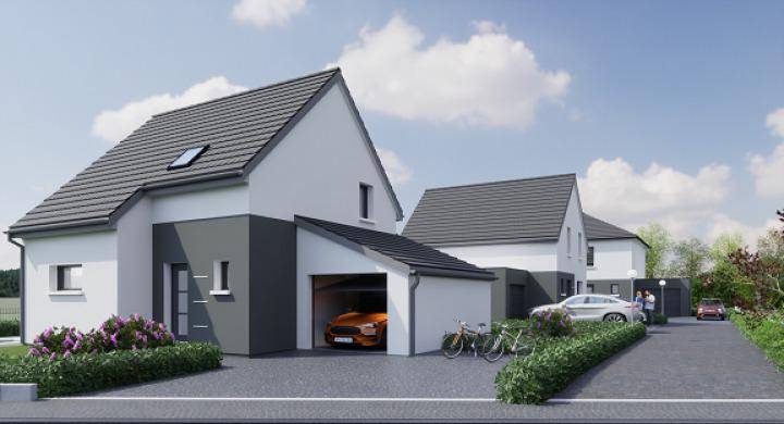 Programme terrain + maison à Cernay en Haut-Rhin (68) de 385 m² à vendre au prix de 299800€ - 3