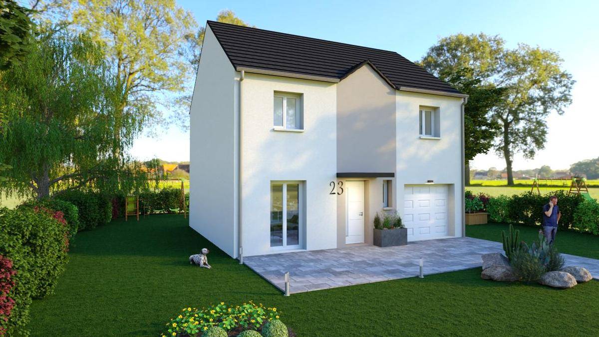 Programme terrain + maison à Herblay-sur-Seine en Val-d'Oise (95) de 417 m² à vendre au prix de 407615€