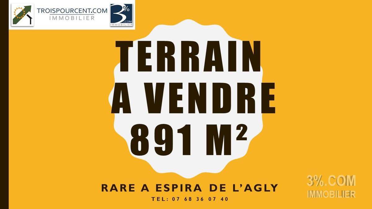 Terrain seul à Espira-de-l'Agly en Pyrénées-Orientales (66) de 891 m² à vendre au prix de 198790€