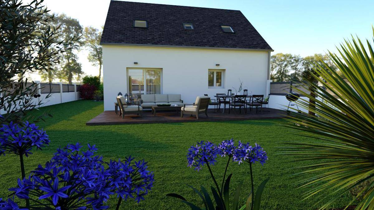 Programme terrain + maison à Champs-sur-Marne en Seine-et-Marne (77) de 400 m² à vendre au prix de 516851€ - 2