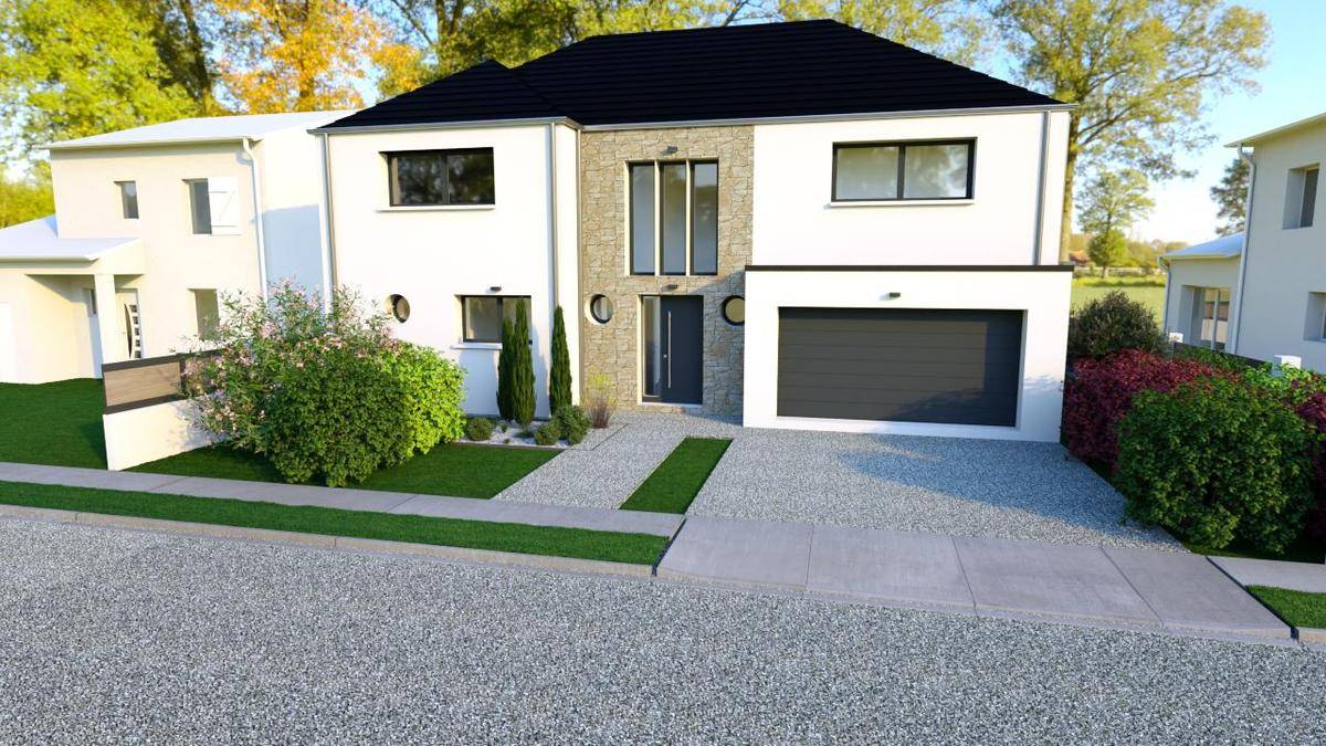 Programme terrain + maison à Crouy-sur-Ourcq en Seine-et-Marne (77) de 620 m² à vendre au prix de 452600€ - 1