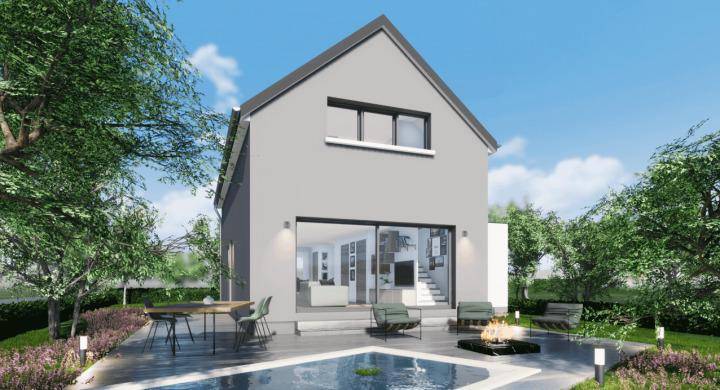 Programme terrain + maison à Weckolsheim en Haut-Rhin (68) de 375 m² à vendre au prix de 301000€ - 2