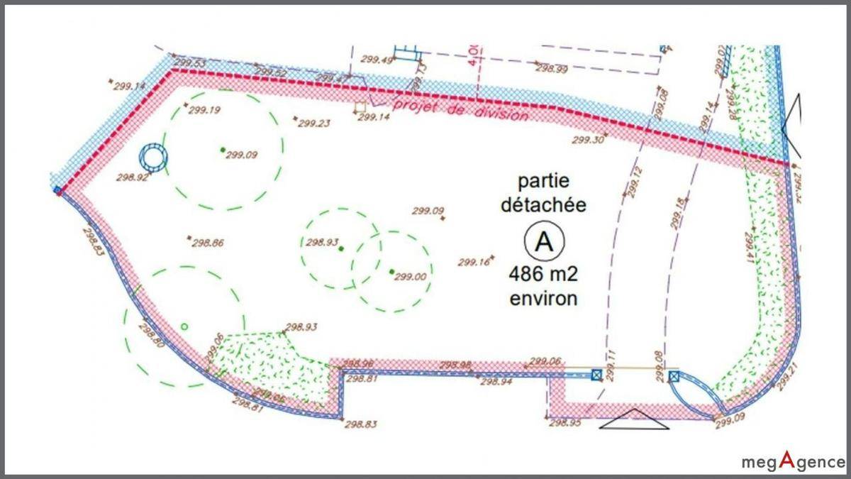 Terrain seul à Dommartin en Rhône (69) de 486 m² à vendre au prix de 275000€ - 3