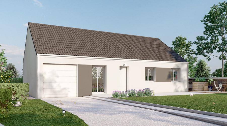 Programme terrain + maison à Rambouillet en Yvelines (78) de 855 m² à vendre au prix de 291900€ - 1