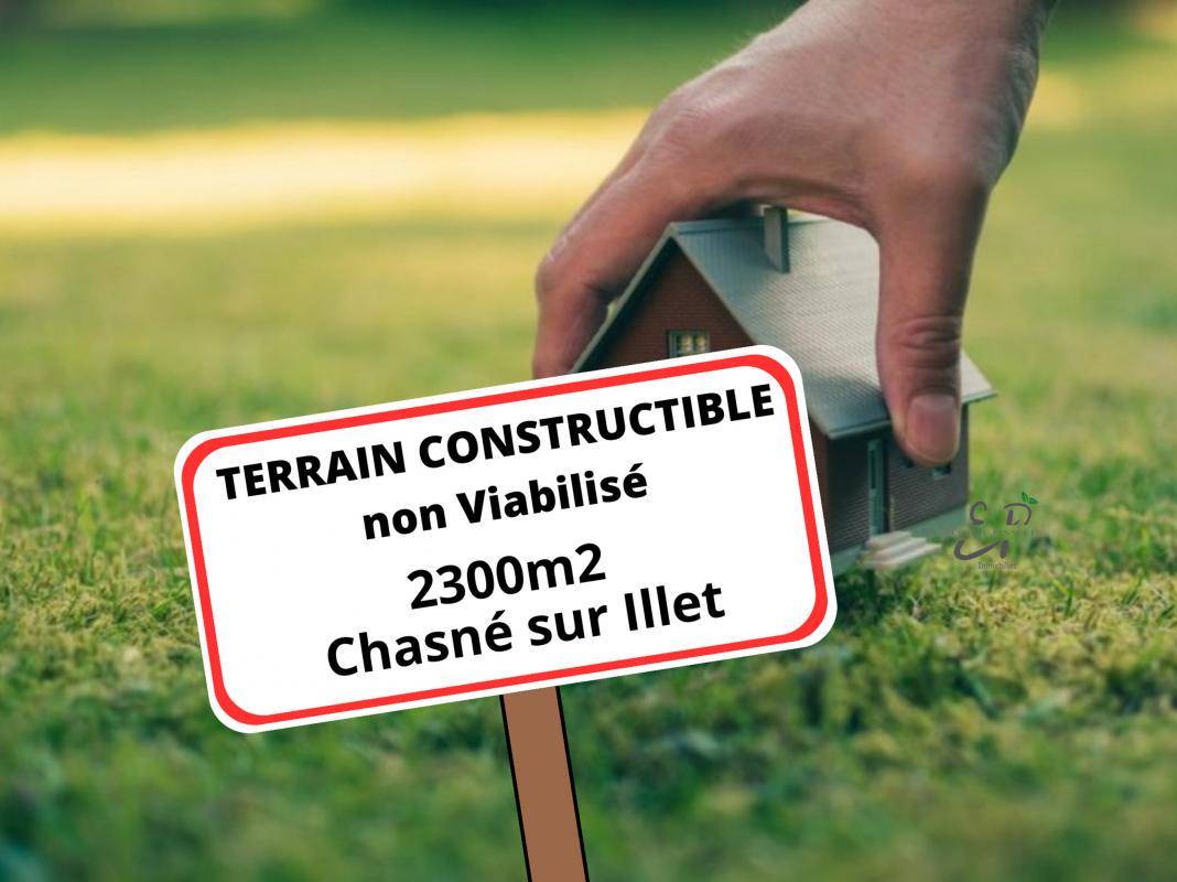 Terrain seul à Chasné-sur-Illet en Ille-et-Vilaine (35) de 2407 m² à vendre au prix de 117425€