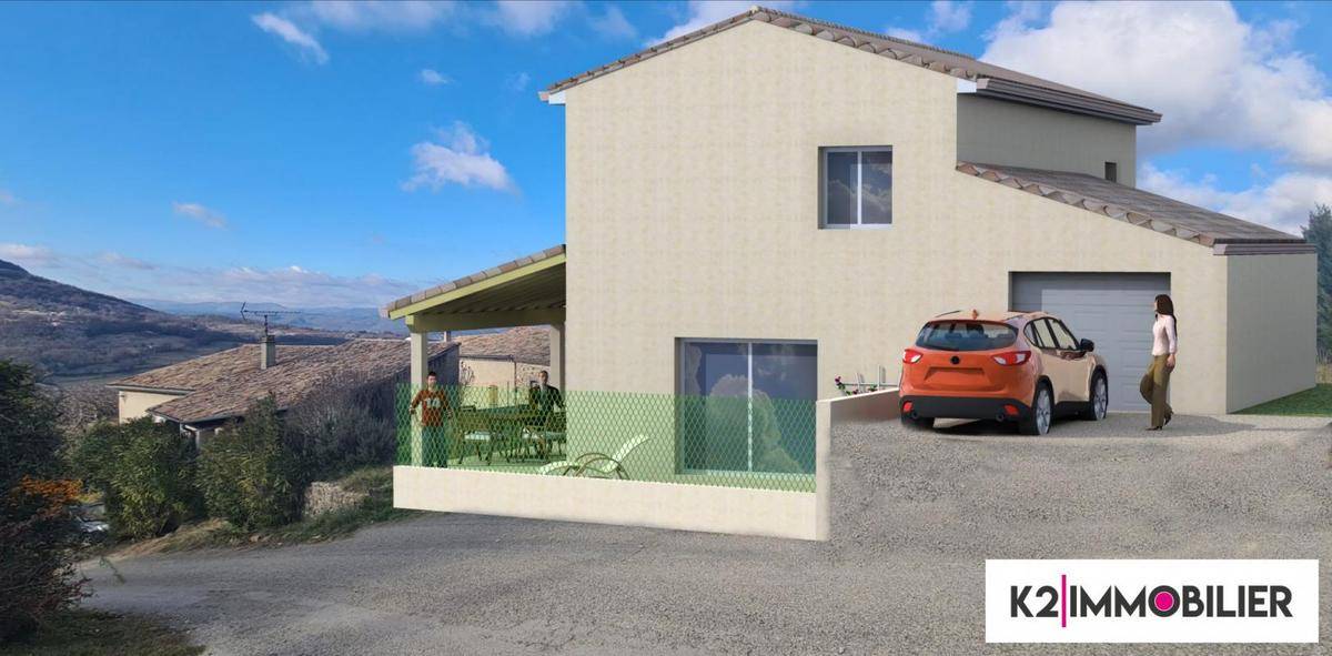 Terrain seul à Saint-Lager-Bressac en Ardèche (07) de 450 m² à vendre au prix de 80000€ - 2