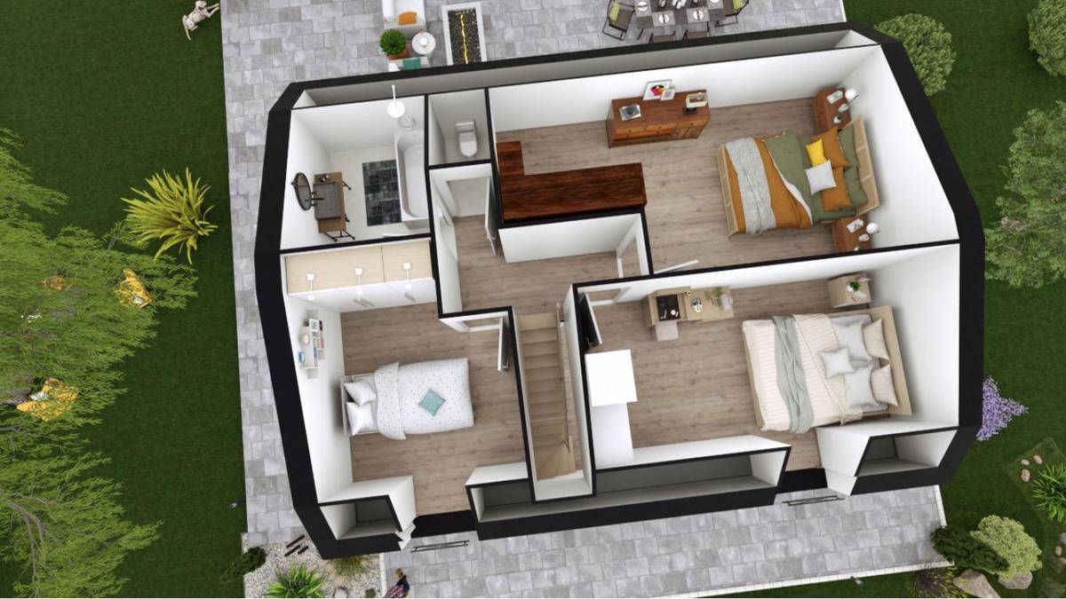 Programme terrain + maison à Moissy-Cramayel en Seine-et-Marne (77) de 230 m² à vendre au prix de 326830€ - 3